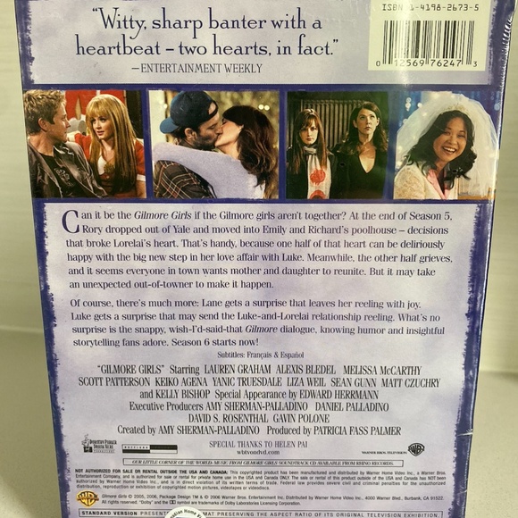 Gilmore Girls 6th Season DVD Set - Picture 4 of 4